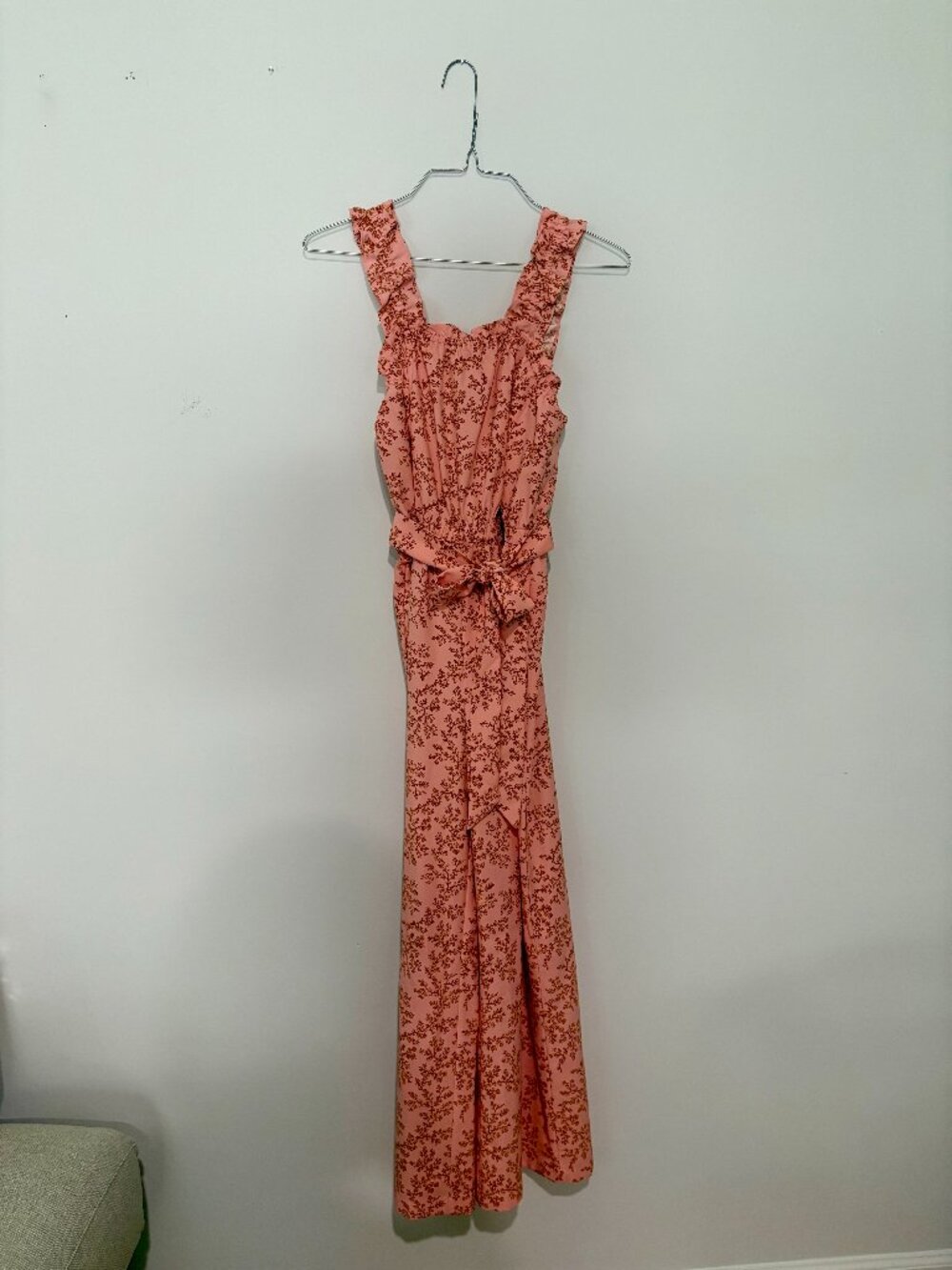 Coral Floral Jumpsuit